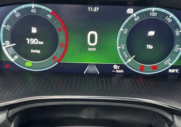 Skoda Octavia cena 104800 przebieg: 45000, rok produkcji 2021 z Kcynia małe 497